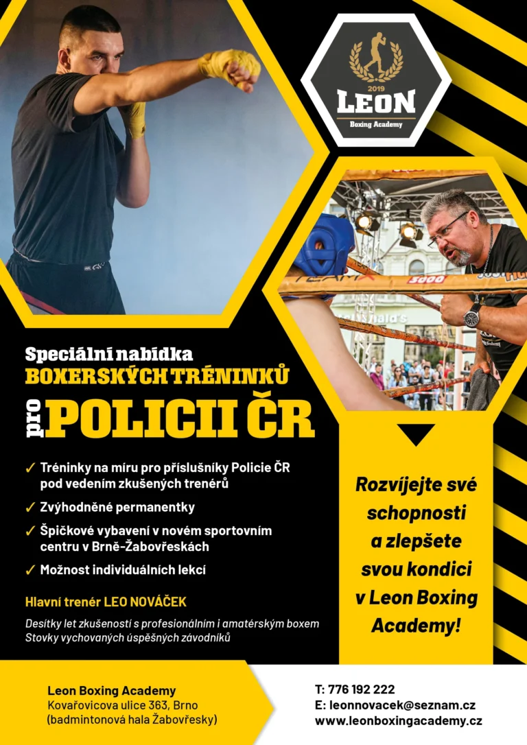 Boxerské tréninky pro policii ČR 2025