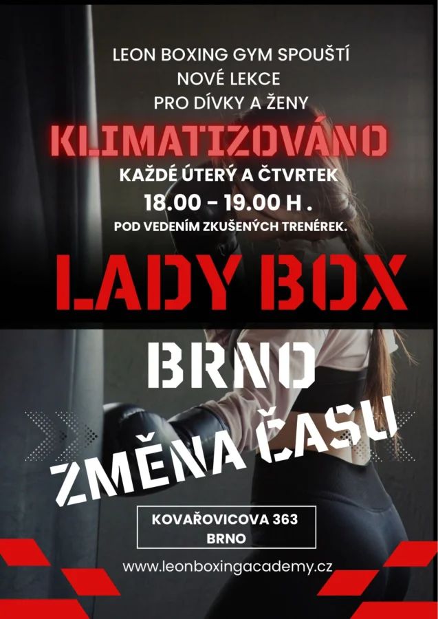 Lady box – změna času tréninků