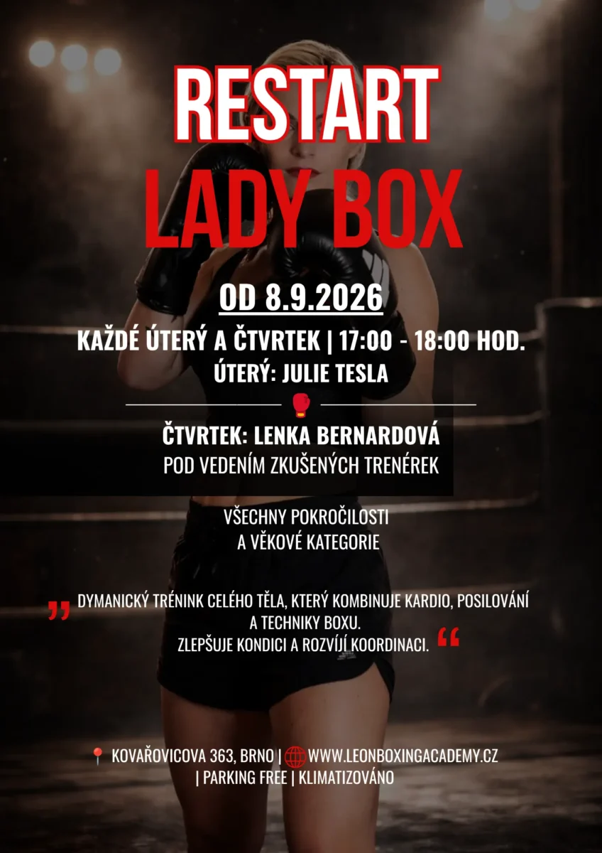 Ženy, box, Brno, kondice, posilování, technika, koordinace