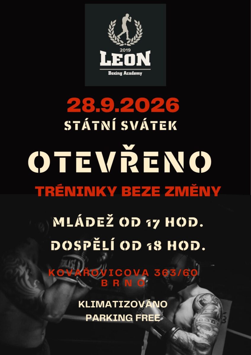 Státní svátek otevřeno 28.9.2026